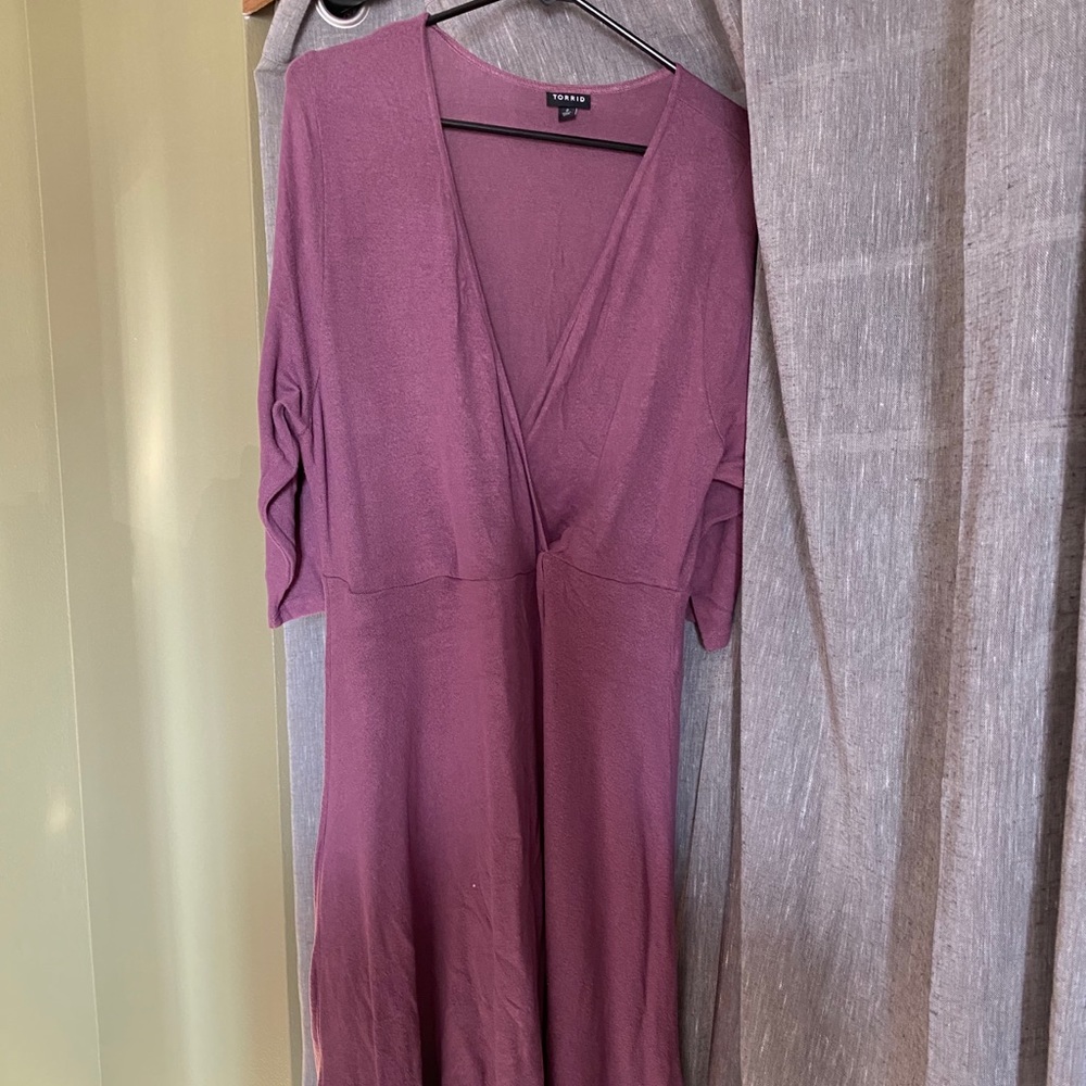 Faux Wrap Dress